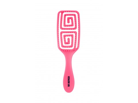COLOR US Medium Strawberry Brush Braškių aromato plaukų šepetys,1vnt